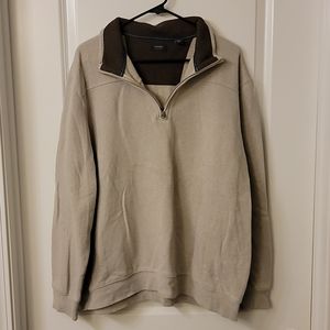 1/4 zipper pull over,  XL